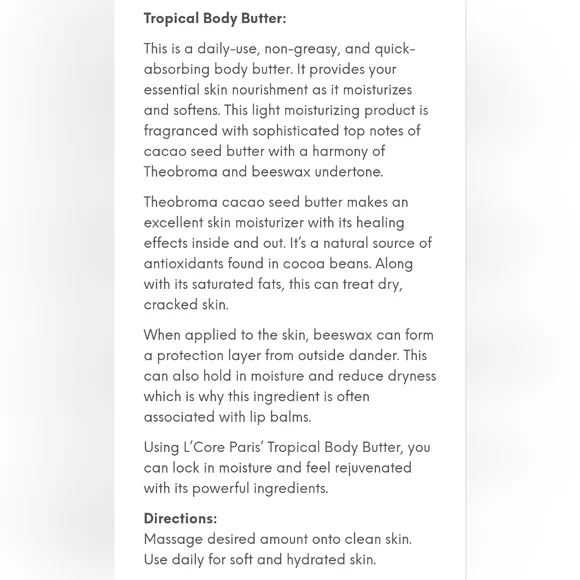 L'CORE Paris,Tropical Spa Bundle BRAND NEW - Picture 7 of 9